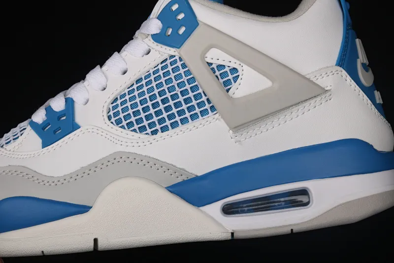 All categories Air Jordan Jordan series basketball shoes Air Jordan 4 G version Air Jordan 4 Retro "Military Blue" AJ4 Joe 4 white blue 308497-105